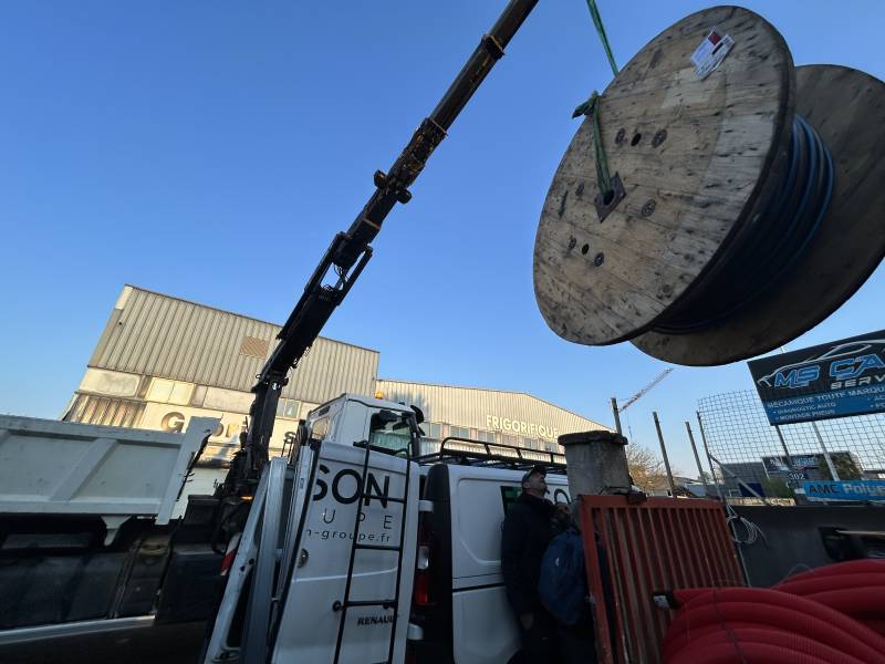 Équipements électriques du poste privé AQUASPLASH Sainte-Maxime