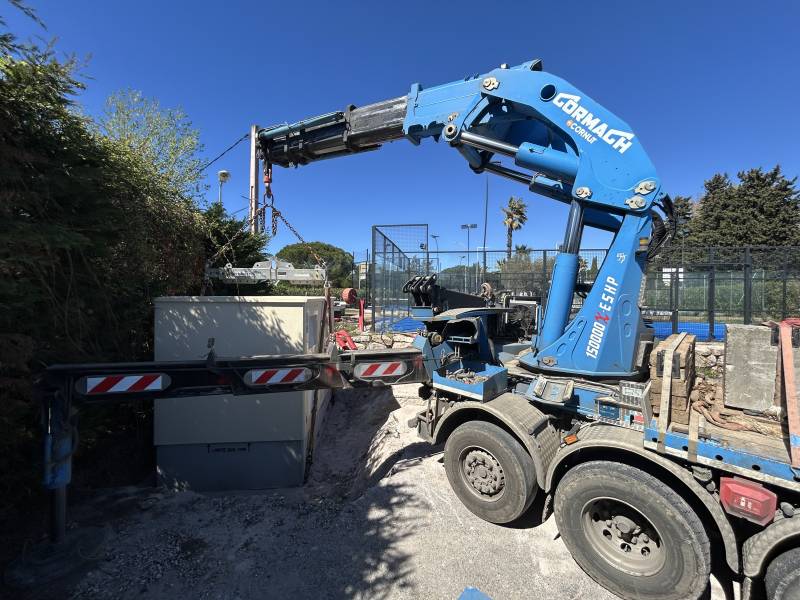 Mise en place de l'équipement électrique - EDISON GROUPE Fréjus