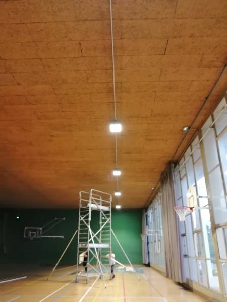 changement d'éclairage en led sur site specifique a antibes dans les alpes maritimes 