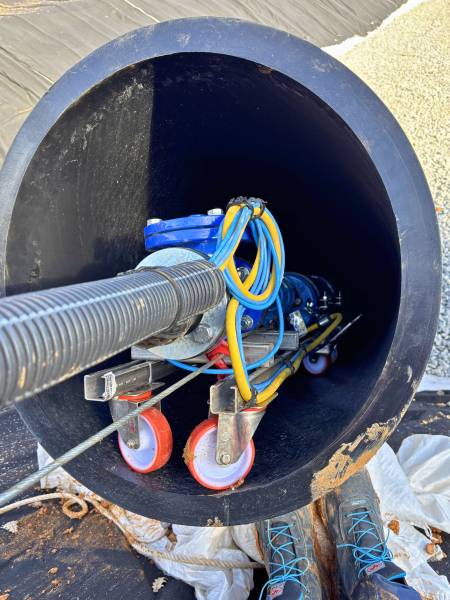 mise en place pompe de relevage EDISON GROUPE