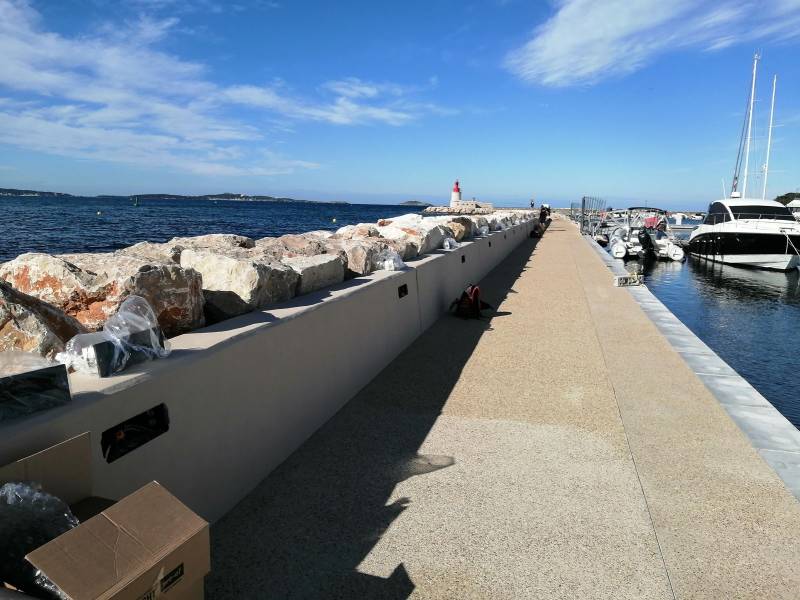 Creation eclairage publique sur mesure site portuaire - Var - EDISON GROUPE 